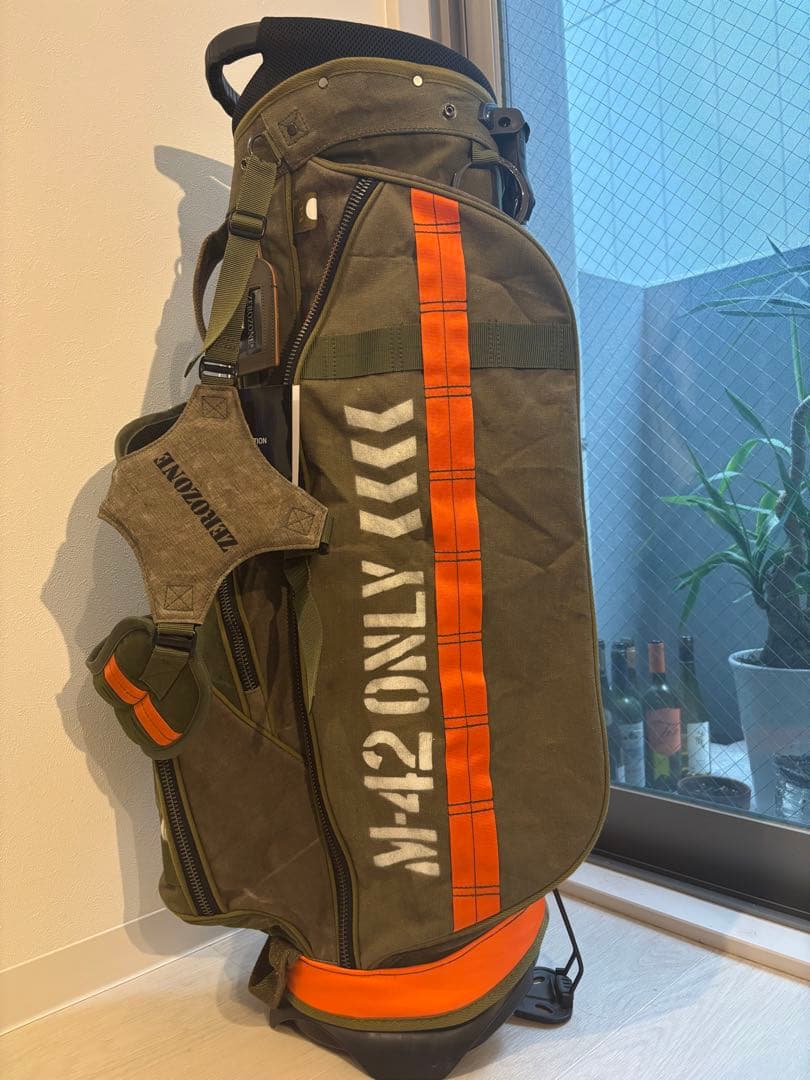 ZEROZONE ゼロゾーン　キャディバッグ　アーミー　スタンド