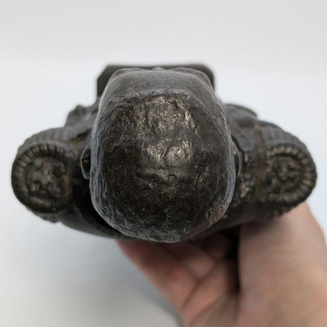 興楽園 木村長十郎友敬（木村貫一） 備前焼 東郷元帥像 共箱栞 東郷平八郎 置物