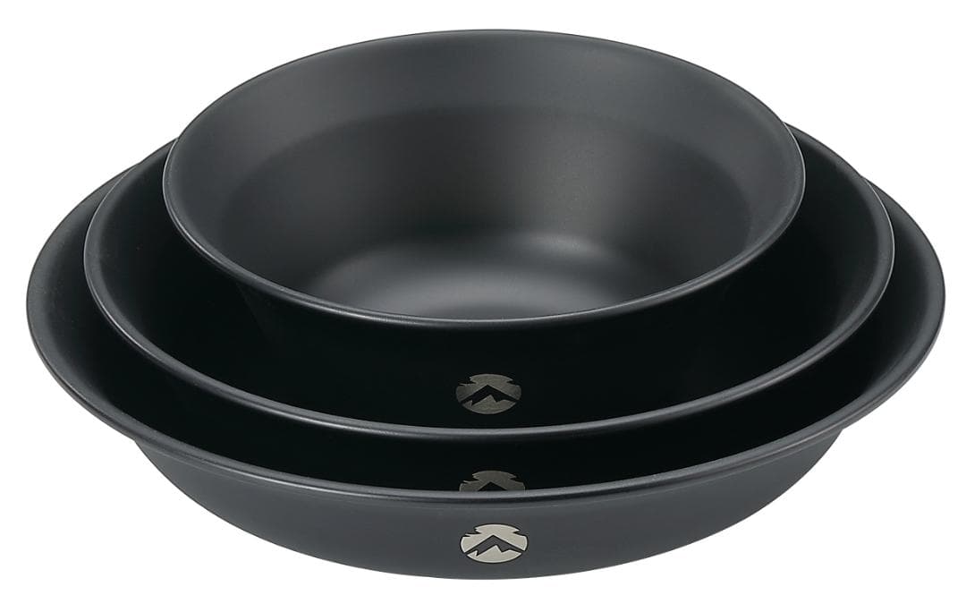 テーブルウェア キャンプ プレート ステンレス 食器 セット帆布ケー ス付き