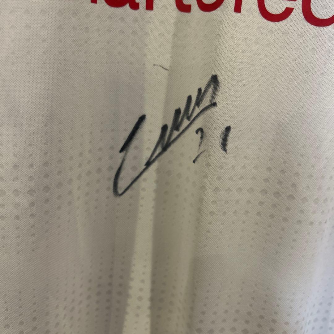 新品未使用　サイン入り　リヴァプール　ゲームシャツ　2015-16