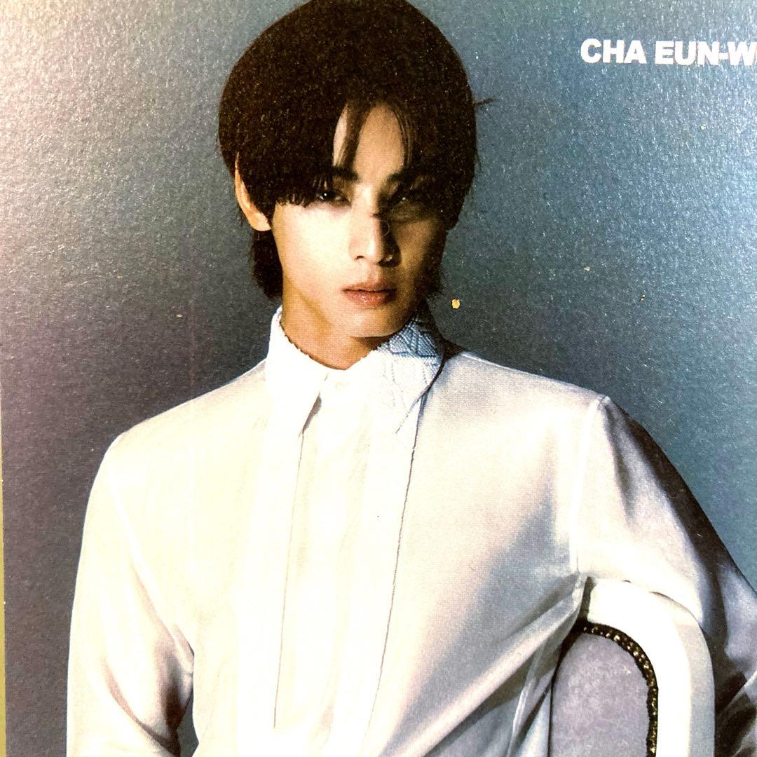 チャウヌ直筆サイン入り公式ポストカード…Cha Eun-woo…