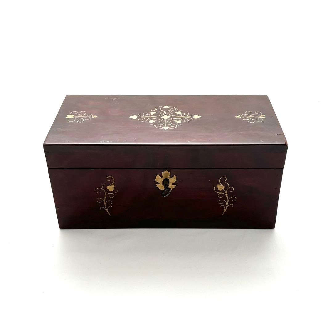 アンティーク ヴィンテージ ジュエリーボックス｜象嵌 木箱 一点物