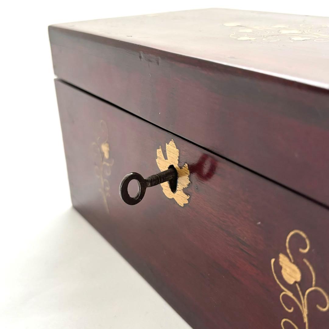 アンティーク ヴィンテージ ジュエリーボックス｜象嵌 木箱 一点物