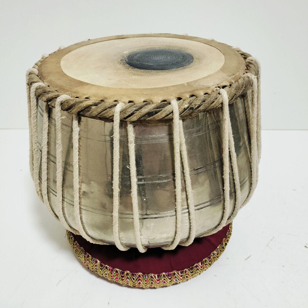 【希少】タブラ・バヤ タブラバヤセット バーヤ インド民族楽器 スチール 打楽器