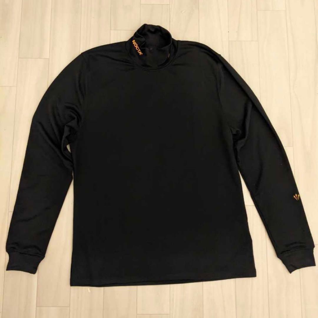 値下げ【希少】ナイキ タートルネックT NIKE×DRAKE NOCTA 黒 Ｍ