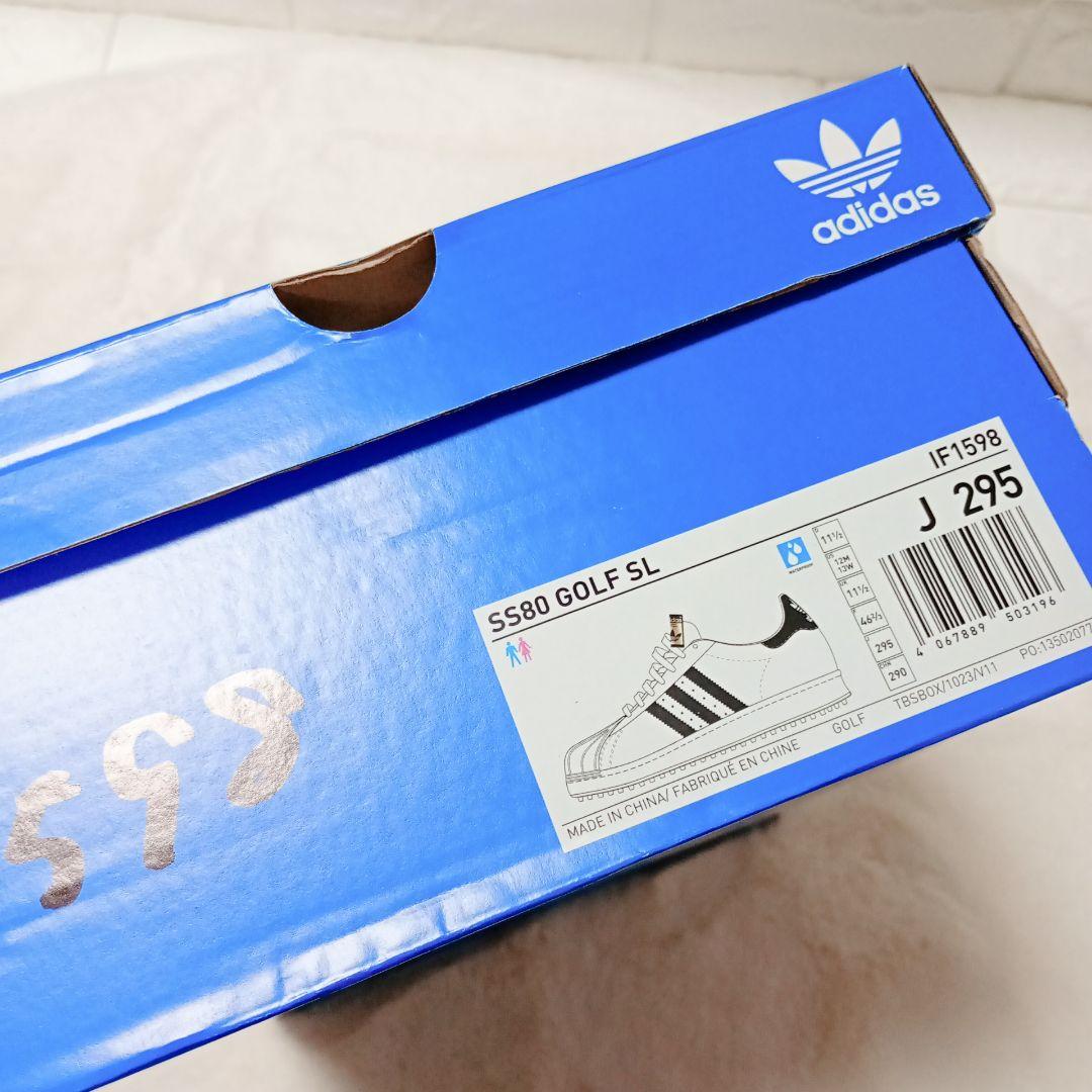 ❣️新品❣️adidas SS80 GOLF SL ゴルフ 白×黒 29.5