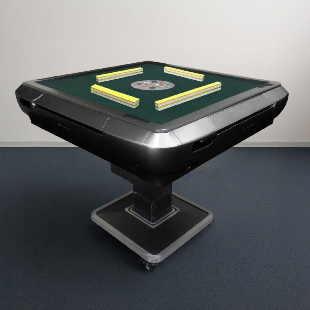 【新品】全自動麻雀卓 28mm 黒 麻雀 静音 ドリンクホルダー コンパクト収納