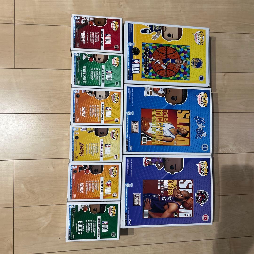 Funko POP! NBA・SLAM フィギュア9体まとめ売り 箱あり　未開封