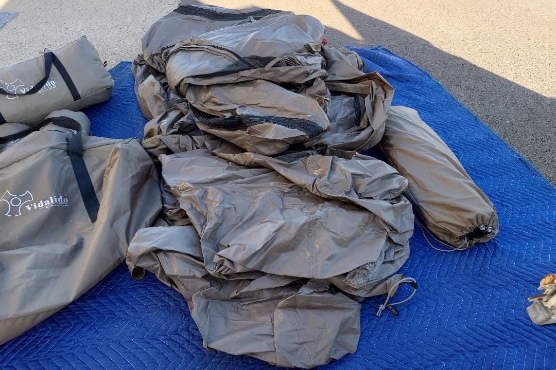 Vidalidoテント 寝室テント TPUドア４枚セット テント本体難あり