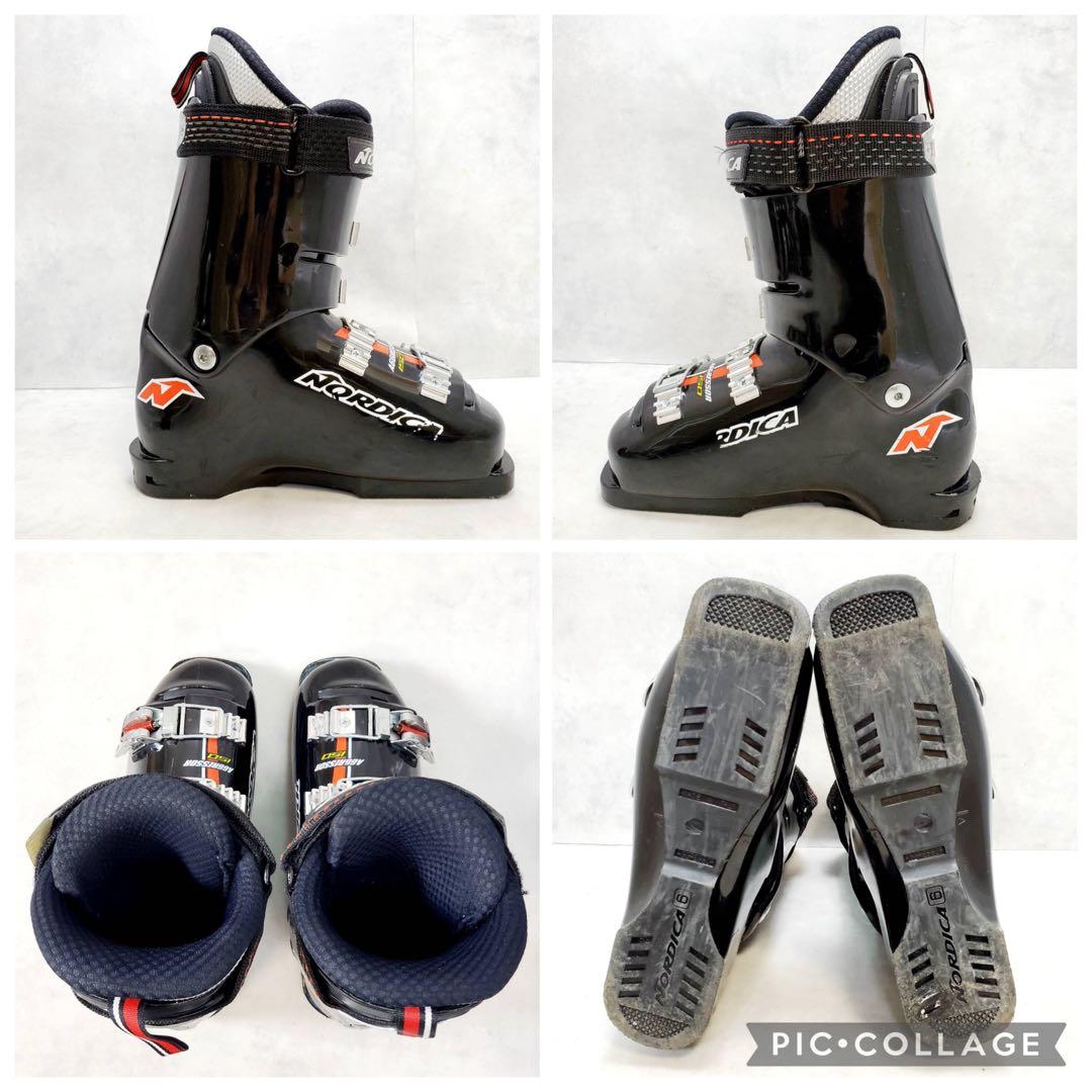 スキー4点セット kissmark 140cm NORDICA 24cm 即乗り