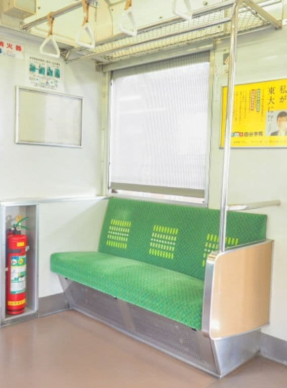 限定1品　JR東日本仙石線　205系3100番代 ３人掛け座席　座面（普通座席）