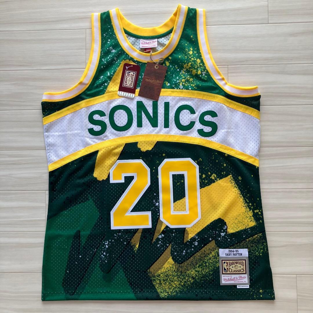 【新品】 NBA　SONICS ゲイリー・ペイトン　ニックス　ユニフォーム