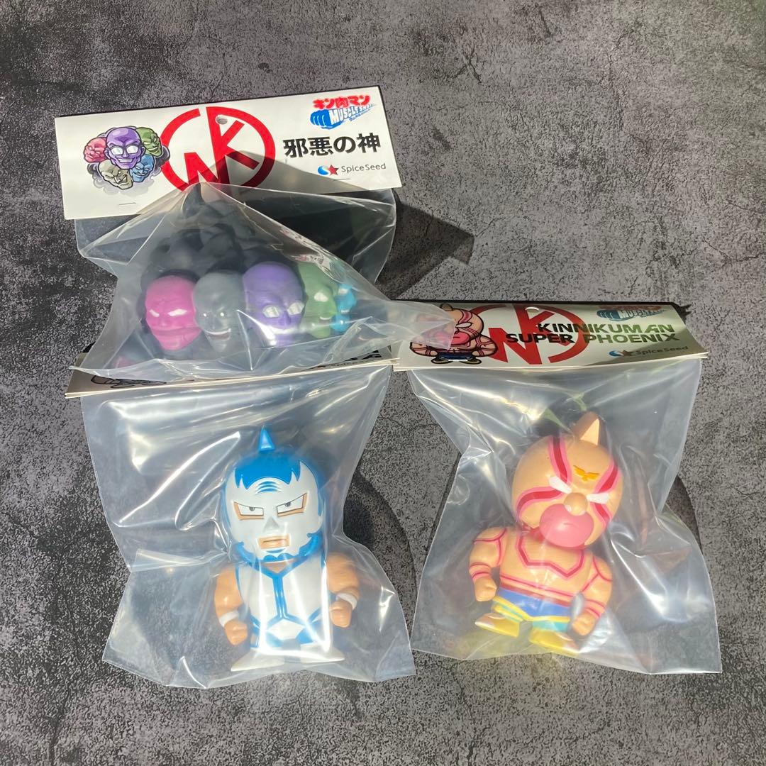 《新品未開封》 キン肉マン 運命の王子５体 ➕ 邪悪の神 spiceseed