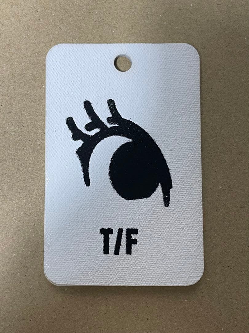 山口真人True / False ステンシル ラゲッジタグ