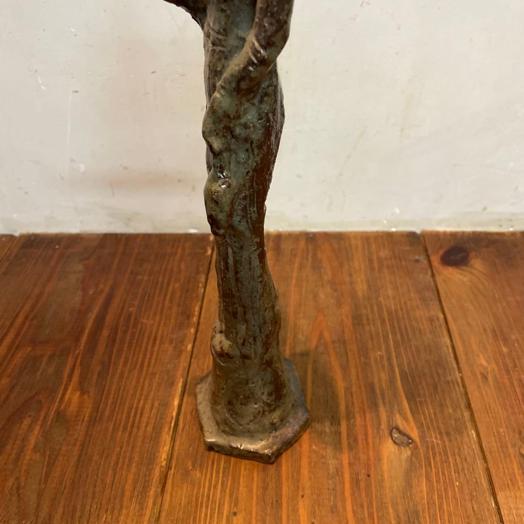 美品　陶芸　聖観音像　聖観世音菩薩　焼物　立像