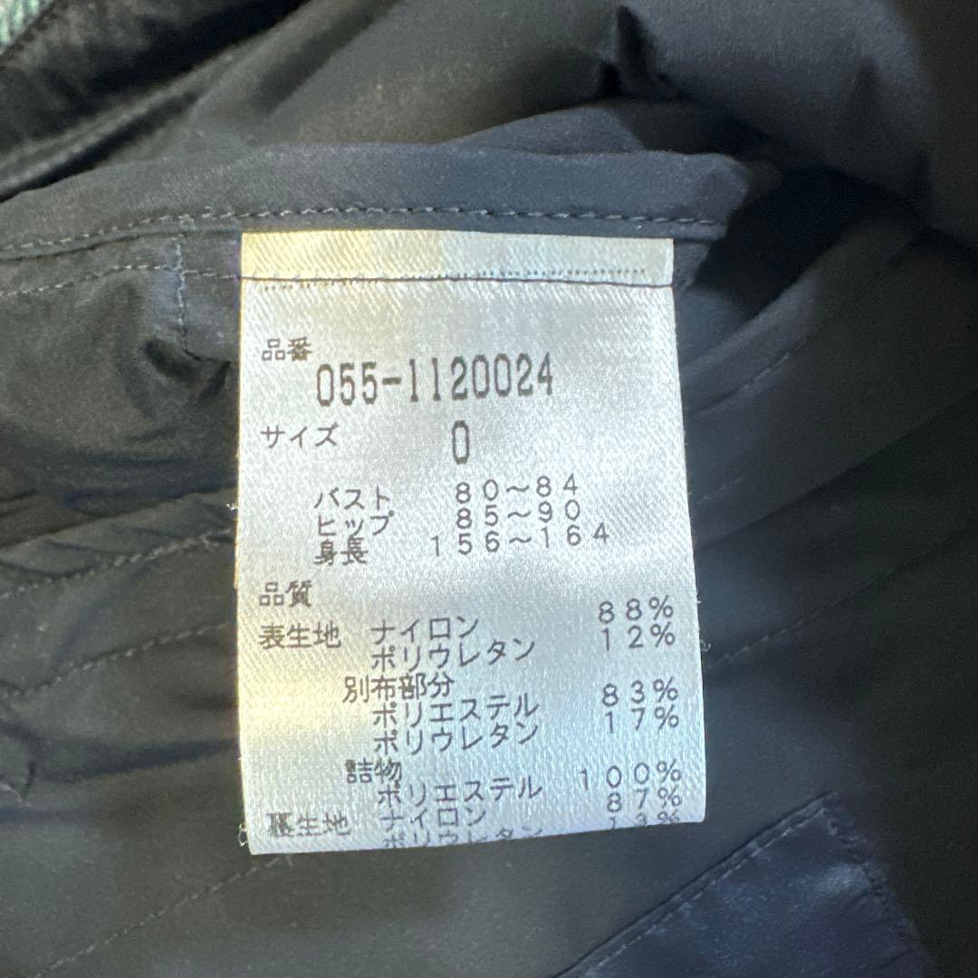 【Sサイズ】PEARLY GATES チェック柄中綿フードジャケット