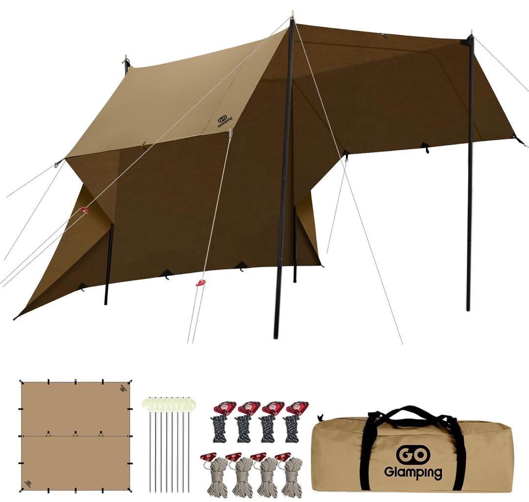 【未使用】GOGlamping HENGEN+スクエアタープ　3.5m