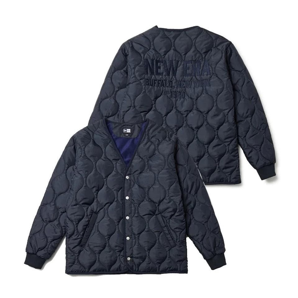 NEWERA GOLF キルティング　ジャケット ネイビー　Mサイズ