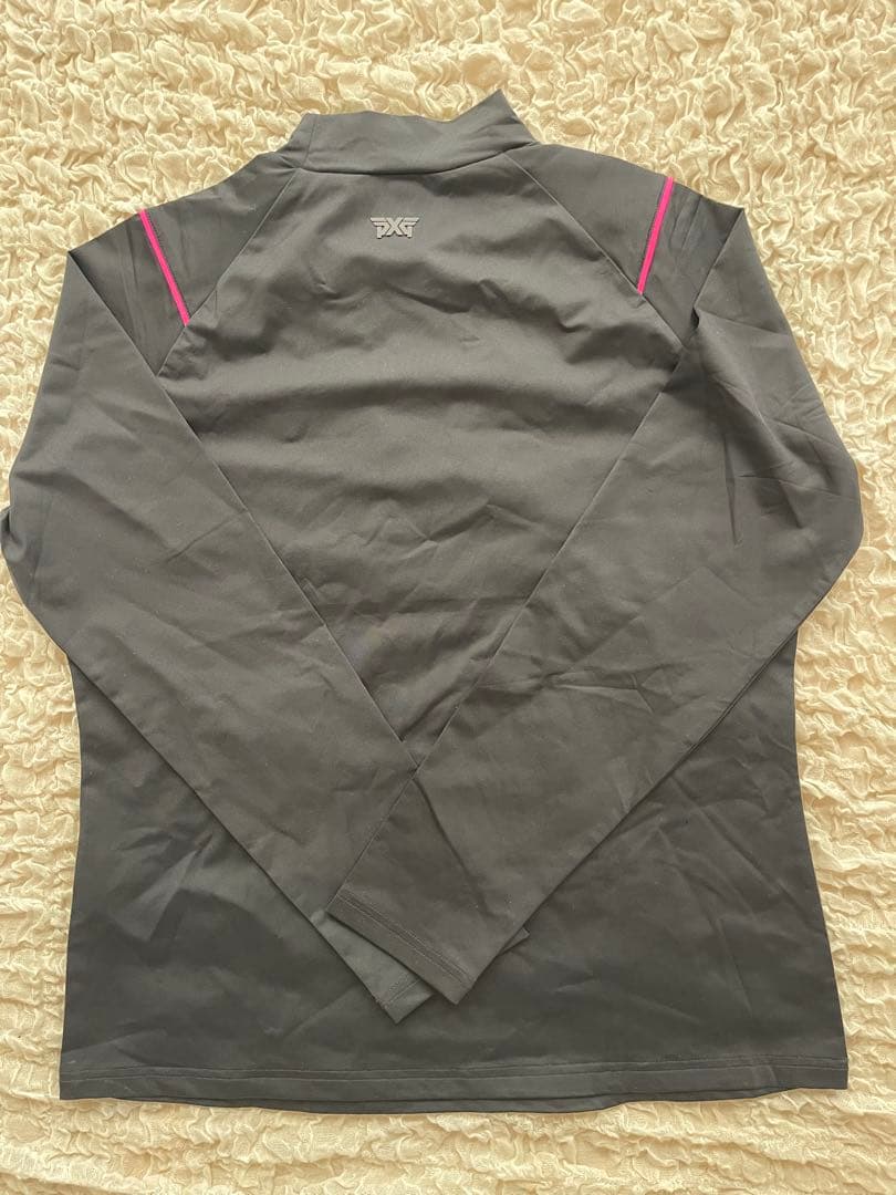 PXG レディース 長袖ハイネックシャツ ブラック/ピンク 新品Ｌサイズ