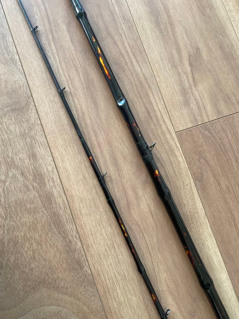 旭信和竿　ヘチ竿　布袋竹　最高級　金箔総塗り