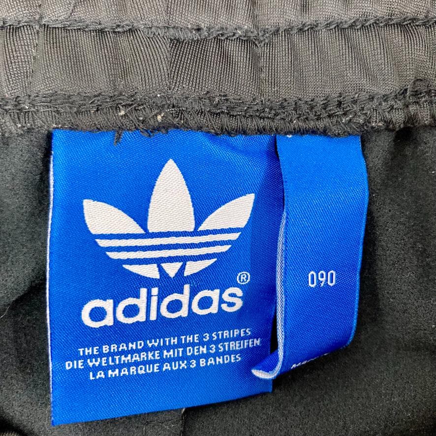 アディダス×NIGO　コラボ　トラックパンツ　裏起毛　クマロゴ　SST　黒　90