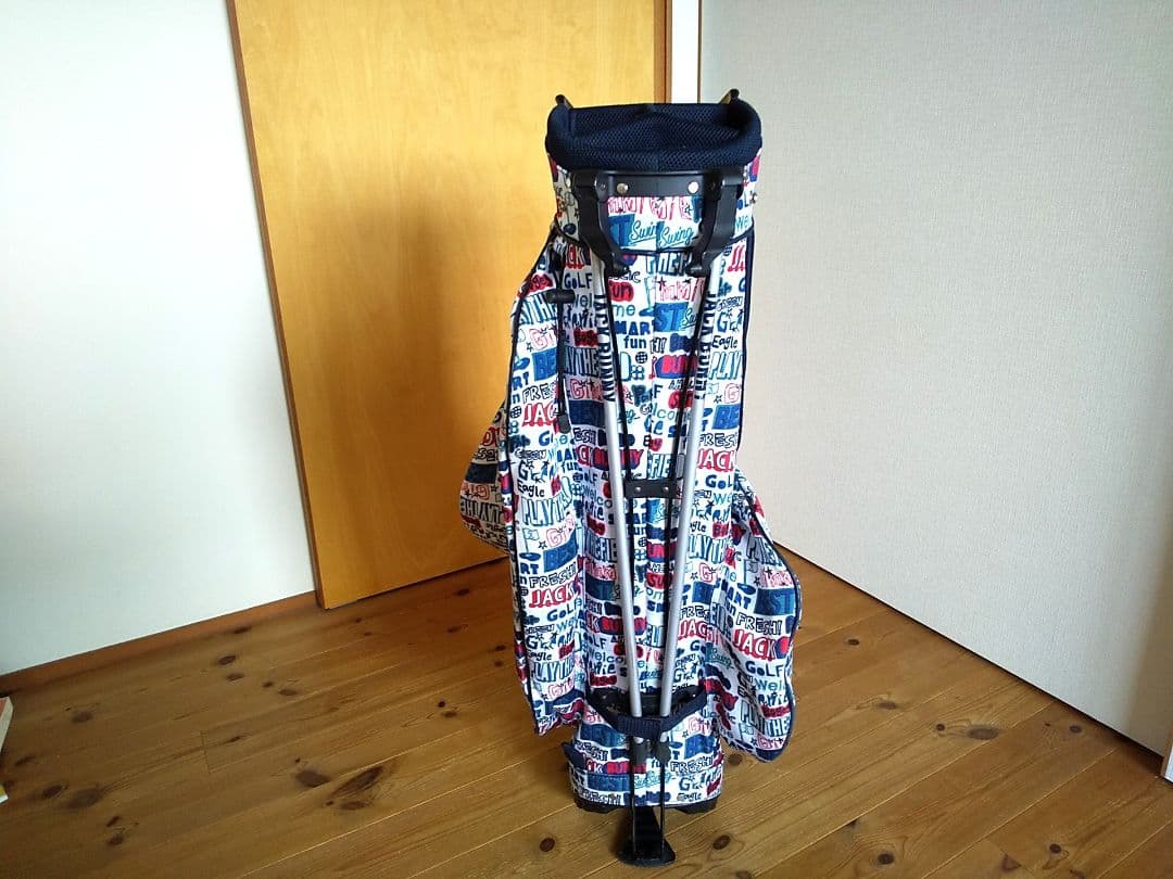 ★ジャックバニー★Jack Bunny!! ★総柄★スタンド式★キャディバッグ★