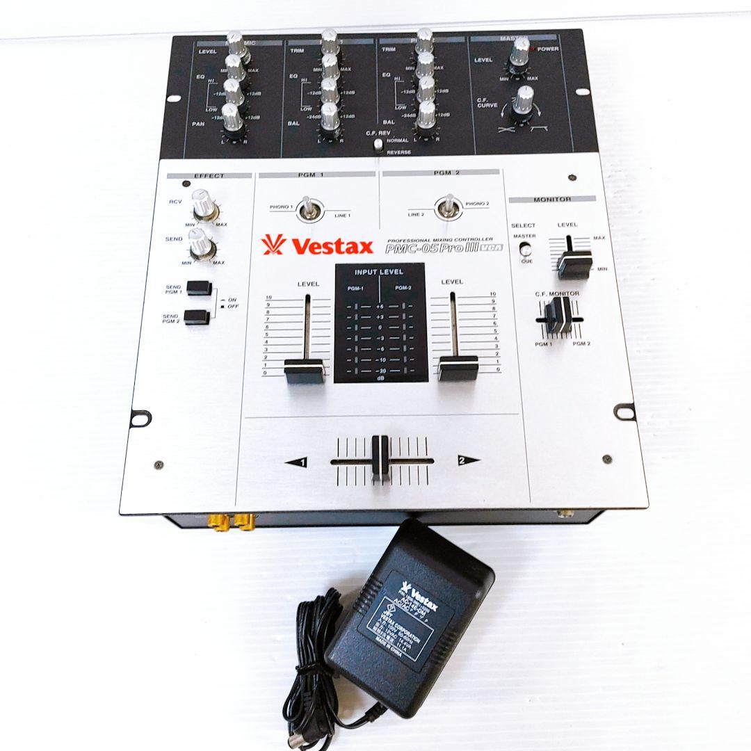 Vestax ベスタクス ミキサー PMC-05ProⅢ VCA DJミキサー