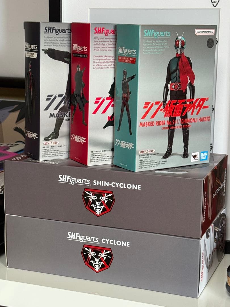 s.h.figuarts シン・仮面ライダー 3体 サイクロン号×2 セット