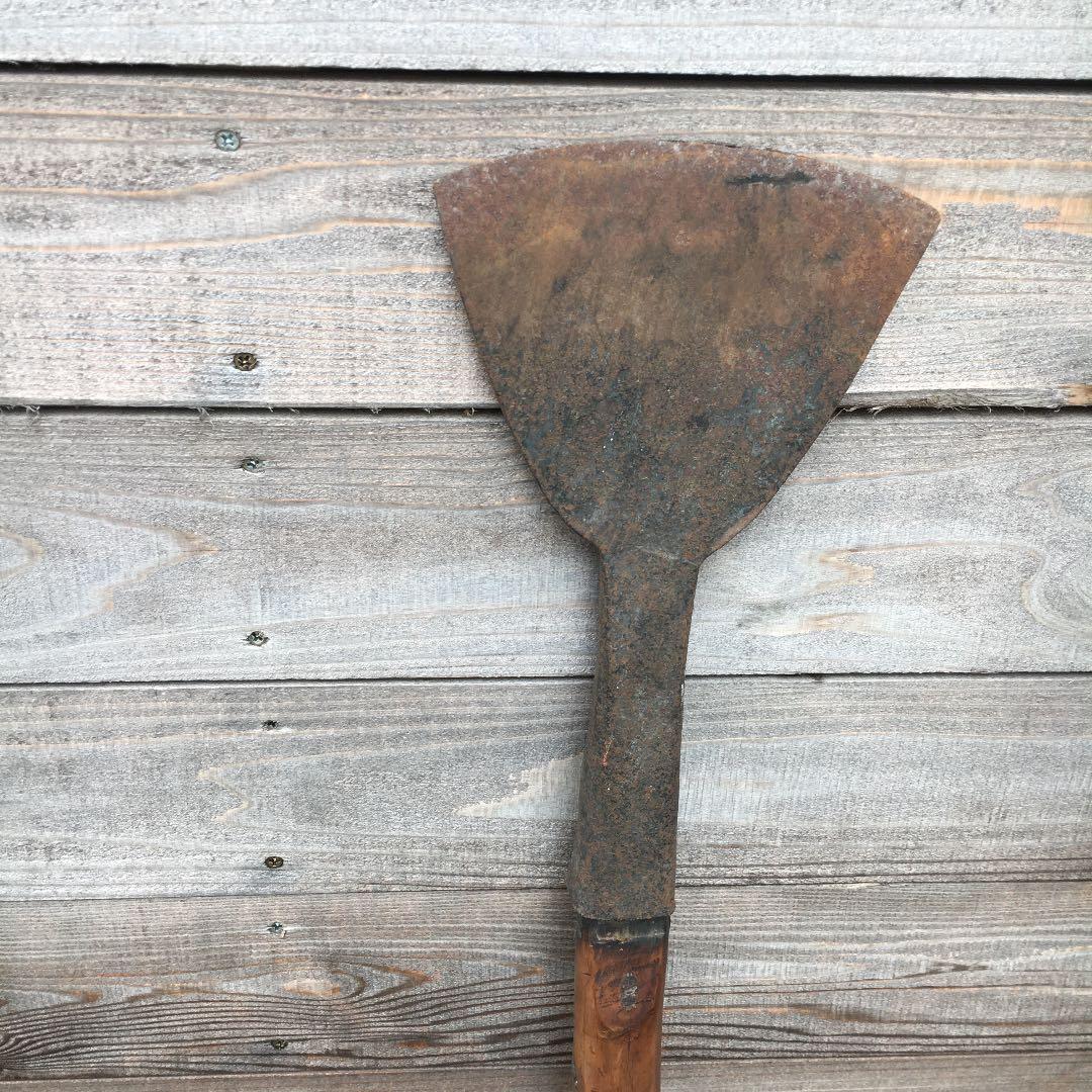 アンティーク杉の木皮剥道具