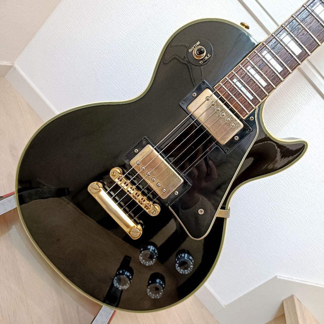 【メンテ済】Epiphone Les Paul CUSTOM ブラック