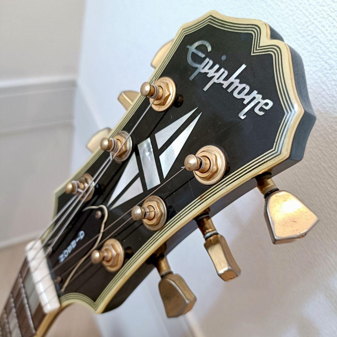 【メンテ済】Epiphone Les Paul CUSTOM ブラック