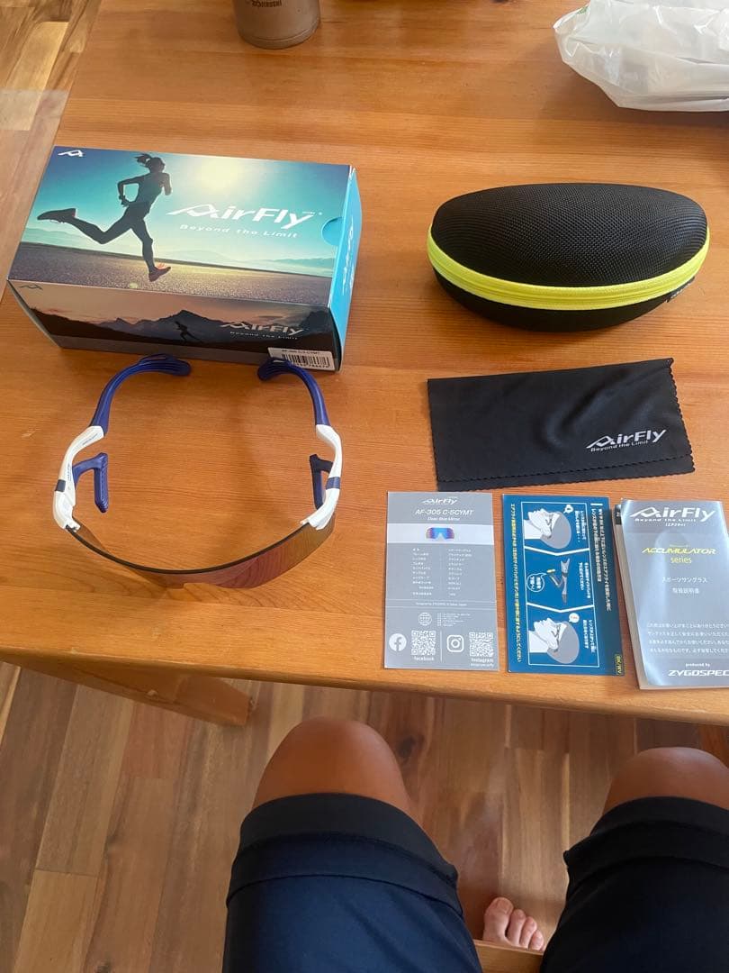 エアフライ　AF-305 サングラス　マラソン　オークリー　ナイキ　陸上