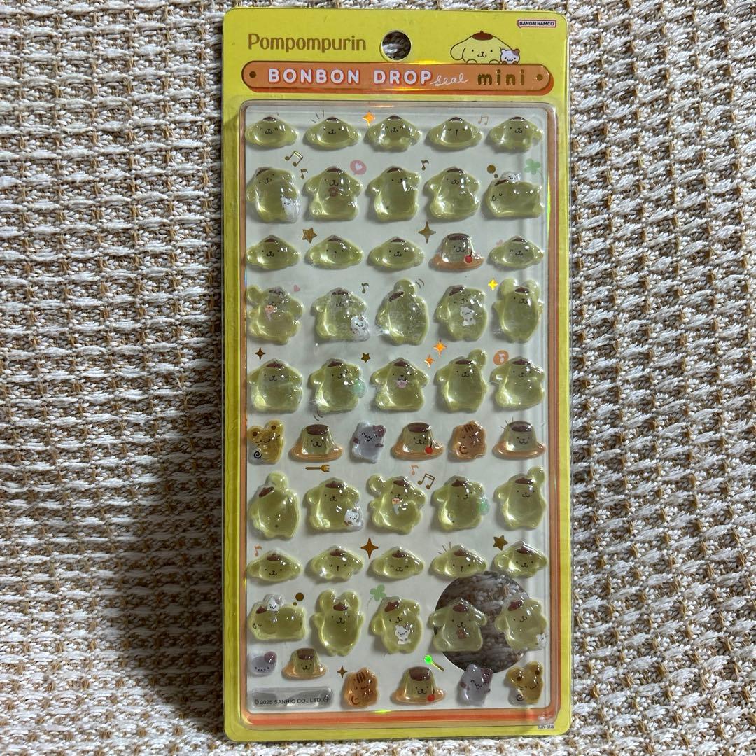 ボンボンドロップ　キティ　マイメロ　クロミ　シナモロール　ポムポム　はぴだんぶい