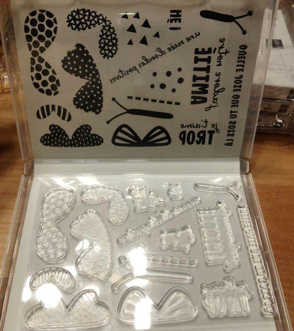 大幅値引き!未使用　組合せを楽しめるちょうちょスタンプ＆ダイ　スタンピンアップ