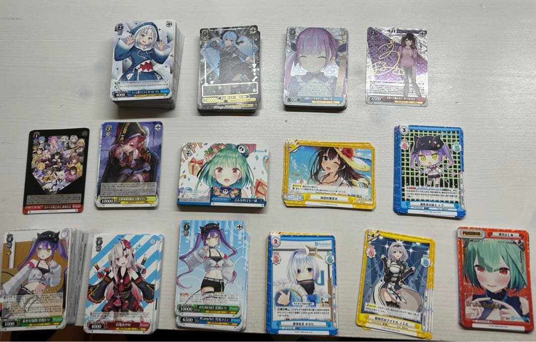 ホロライブ　ヴァイシュツバルツ　Reバース　サイン入りカード