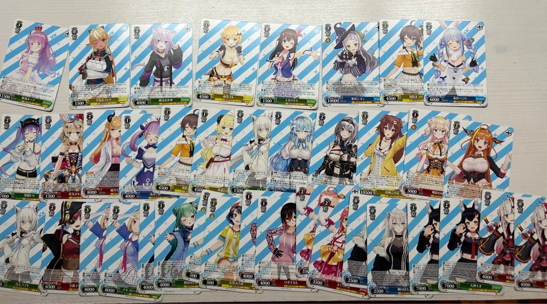 ホロライブ　ヴァイシュツバルツ　Reバース　サイン入りカード