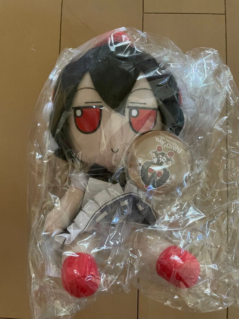 東方ぬいぐるみ　 【射命丸文（風神録ver.）】ふもふもあや。特典缶バッジ付き