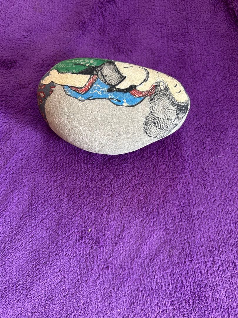 浮世絵 春画 装飾石 インテリア オブジェ