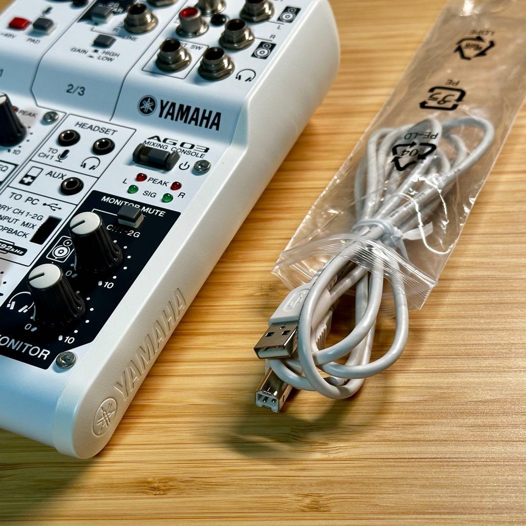 YAMAHA AG03 高音質配信 録音セット（マイク付き） 動画配信 ヤマハ
