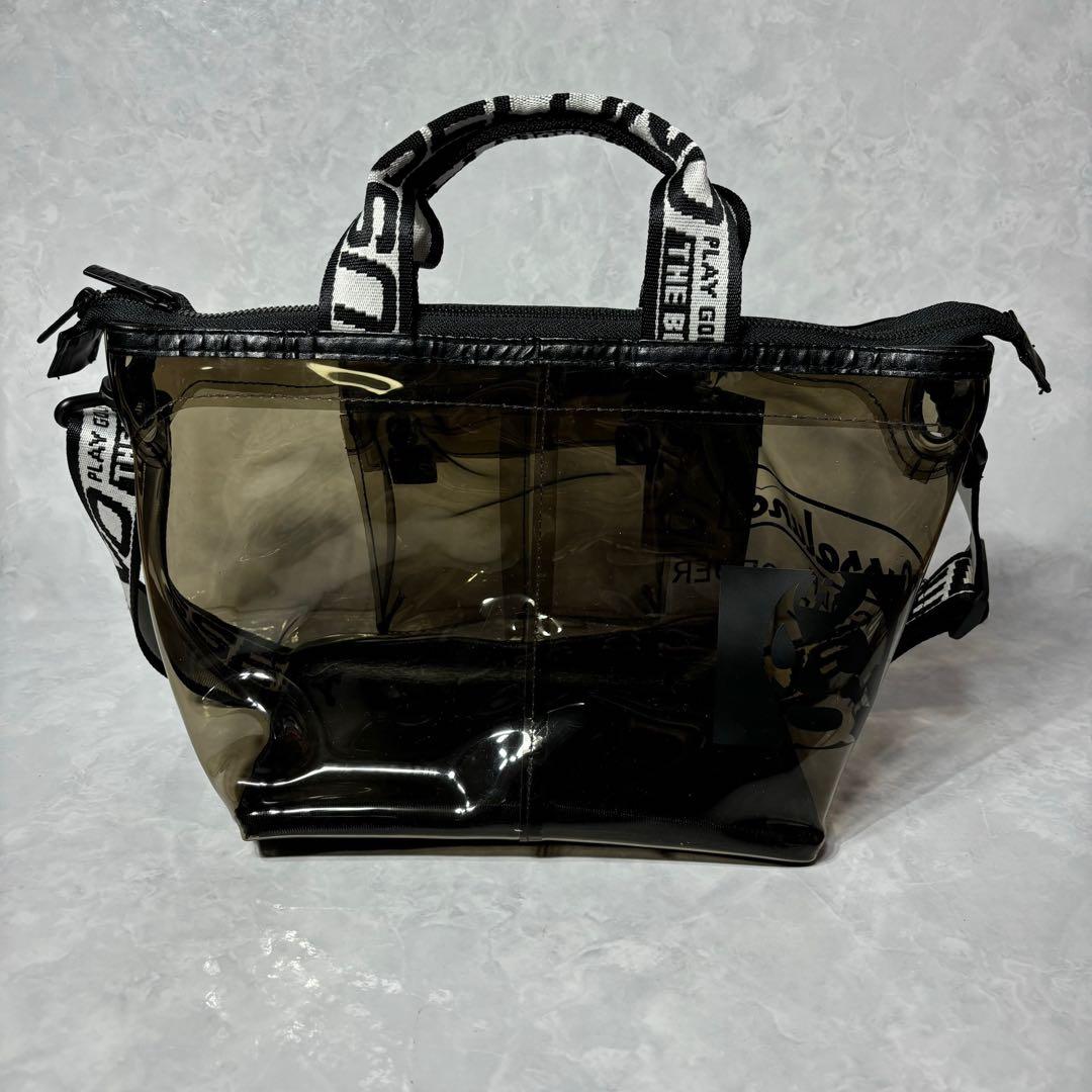 新品 ラッセルノ ゴルフ CLEAR CART BAG ラウンドバッグ ブラック