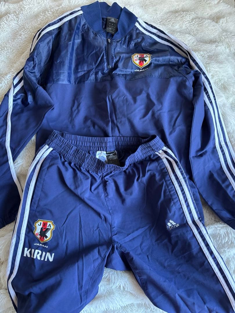 日本代表　adidas KIRIN ジャージ 上下セット ネイビー