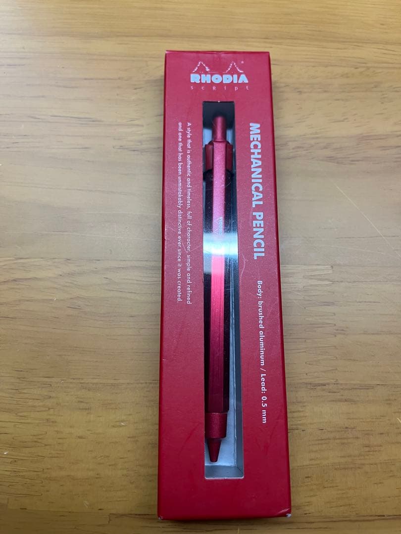 ロディア　スクリプト　シャーペン　限定　RHODIA ネイビー　レッド