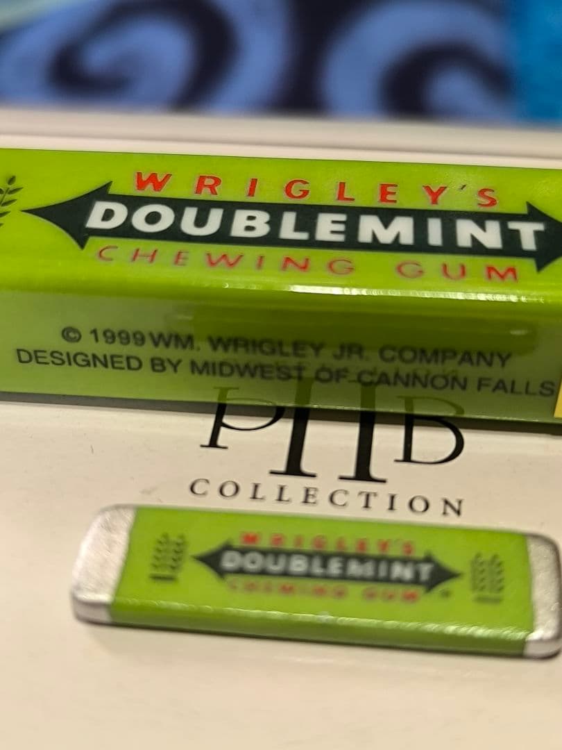 Wrigley's Doublemint Chewing Gum ヒンジボックス