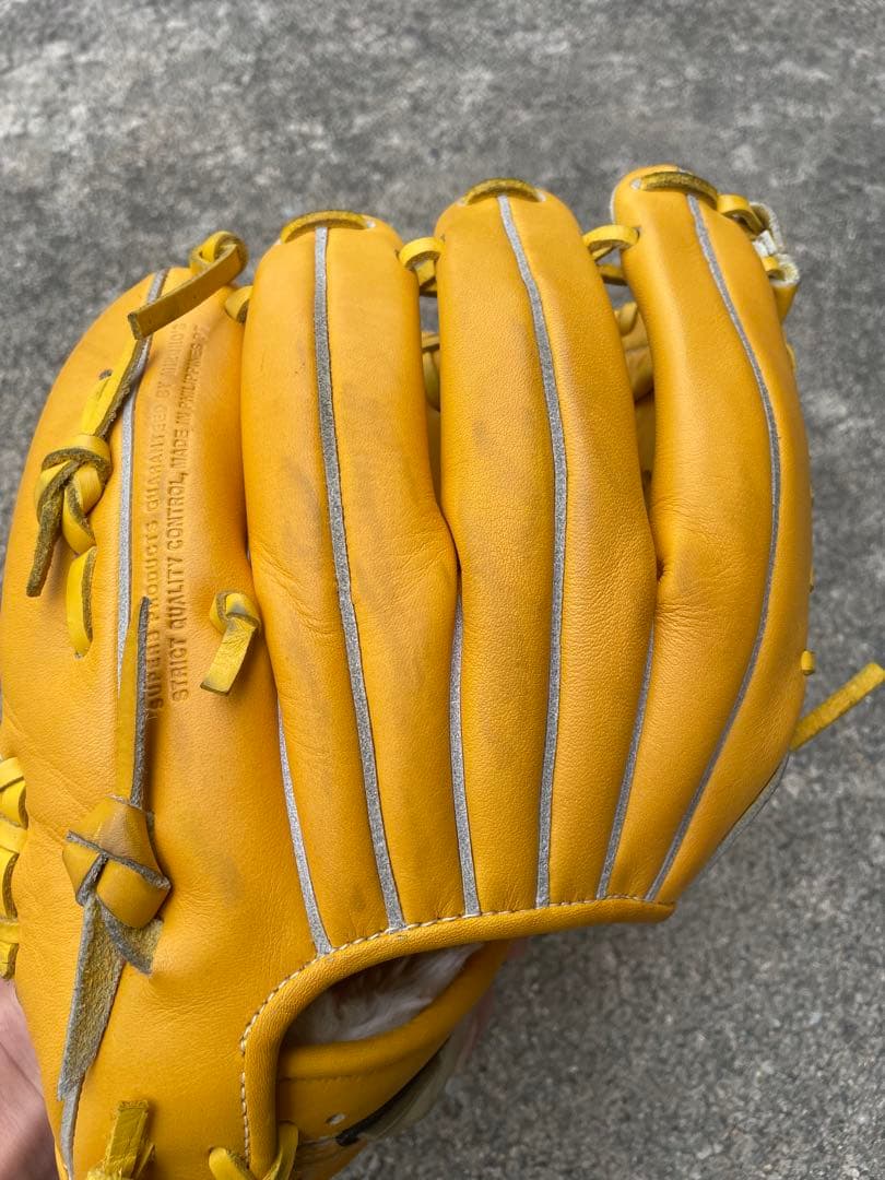 ミズノ　グローバルエリートＲＧ 軟式グローブ イエロー　少年野球　高学年