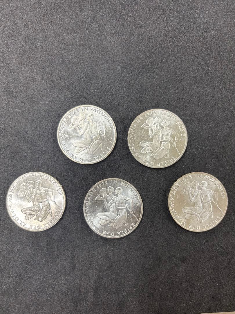 ミュンヘンオリンピック　10マルク 5枚セット