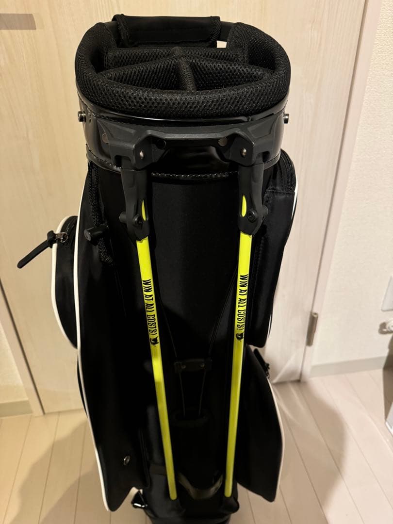 【値下げ済】スタンドキャディバッグ waac ワック キャディバッグ ブラック