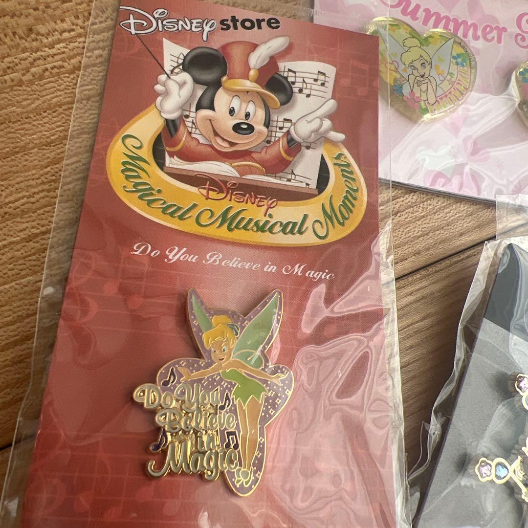 ディズニーストア　tink ピーターパン ティンカーベル ピン まとめ売り