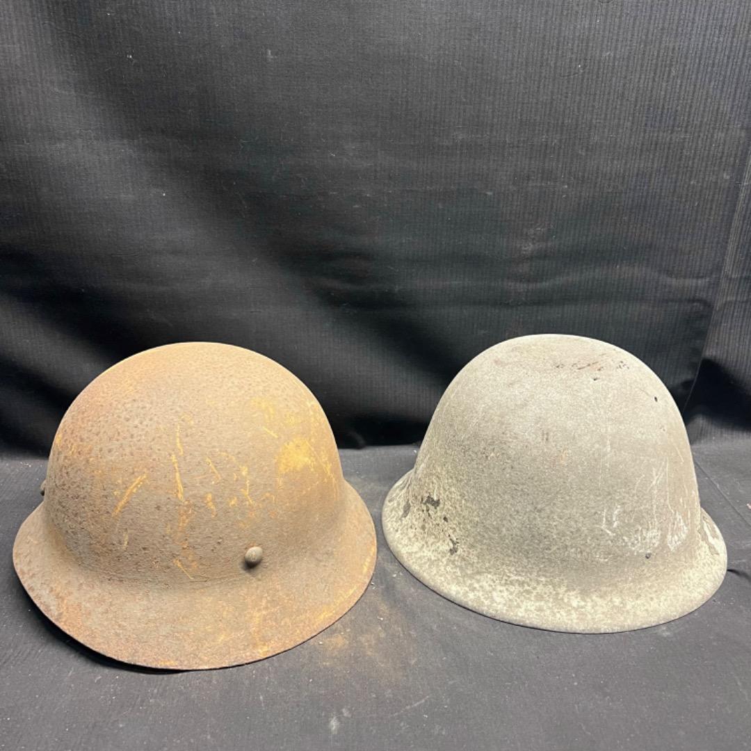〇Bi1085 鉄帽 日本陸軍 ヘルメット 3点まとめ アンティーク