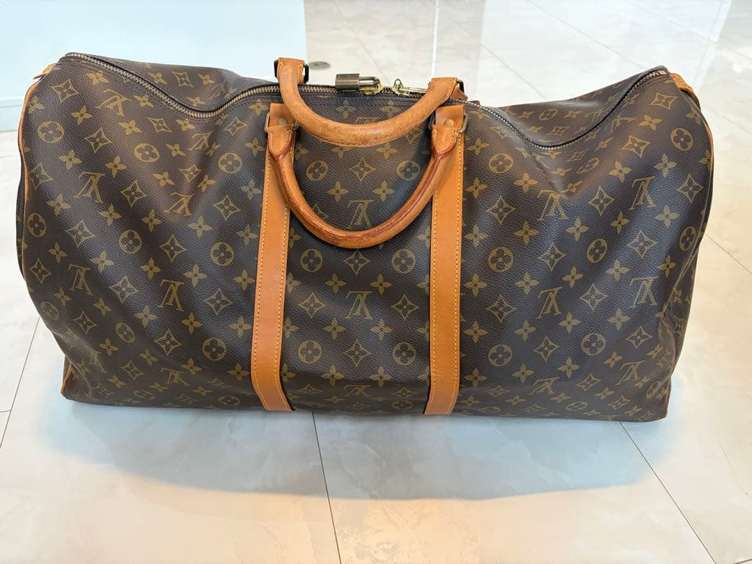 LOUIS VUITTON ボストンバッグ モノグラム キーポル60 ブラウン