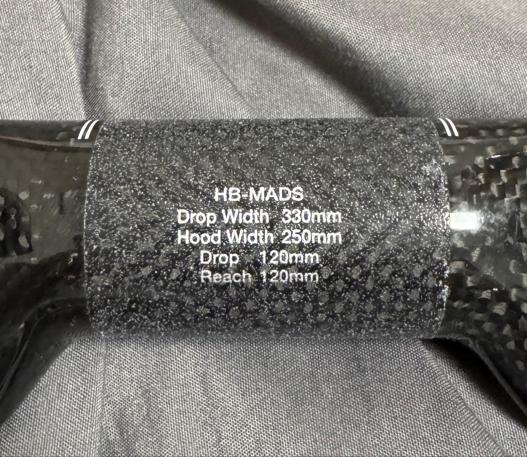 【新品未使用】CARRAMATO トラック カーボンハンドル 330mm